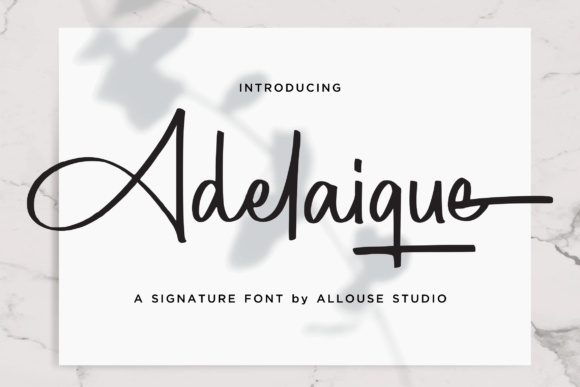 Adelaique: The Script Font That Makes Every Design Shine