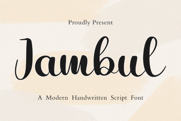 Jambul – A Modern Handwritten Script Font Worth Exploring