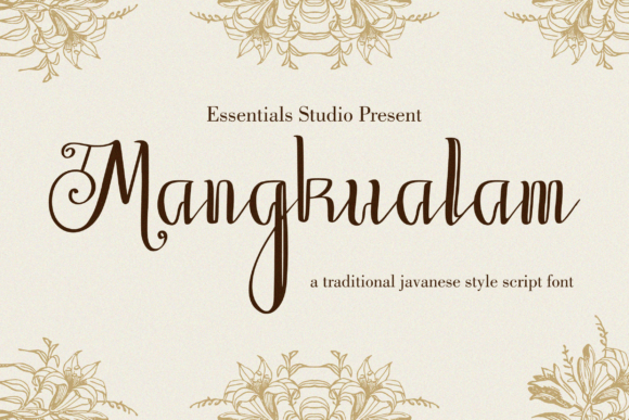 Mangkualam — A Javanese Script Font That Stands Out
