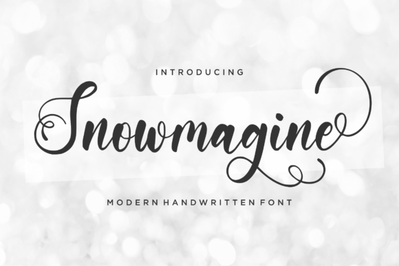 Snowmagine — The Handwritten Font That Elevates Every Design