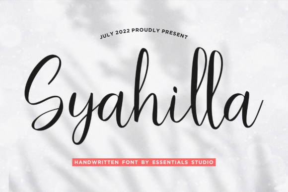 Syahilla Script Font – Elegance in Every Stroke